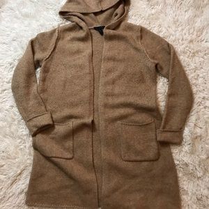 TAHARI Hooded Cardigan Size Large
